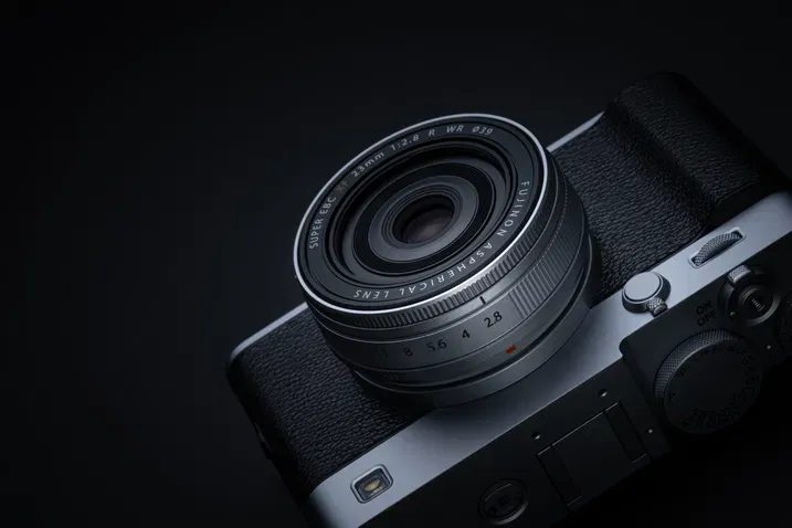 Fuji camera lifestyle shot